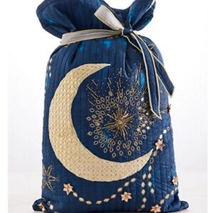 New Free People FP One Perfect Present Gift Sack Blue Moon 18x28